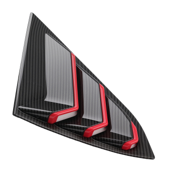ABS Carbon Fiber Louvers compatible for Honda Civic Sedan 4-Door 2016-2021 Quarter