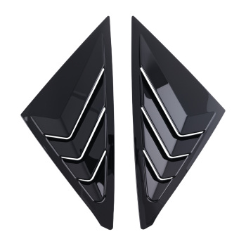 Side Louvers compatible for Honda Civic Hatchback 2022-2025 Window Gloss Black ABS
