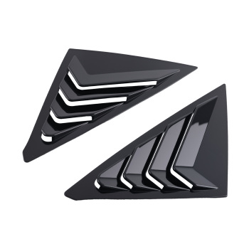Side Louvers compatible for Honda Civic Hatchback 2022-2025 Window Gloss Black ABS