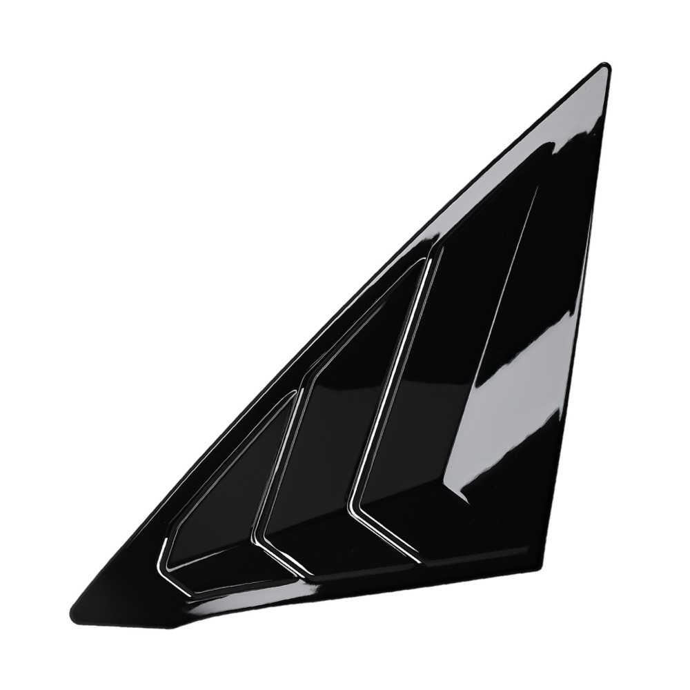ABS Gloss Black Side Window Louvers compatible for Honda Civic Sedan 2022-2025 2Pc