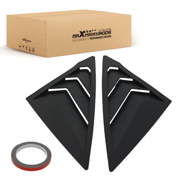 ABS Gloss Black Side Window Louvers compatible for Honda Civic Sedan 2022-2025 2Pc