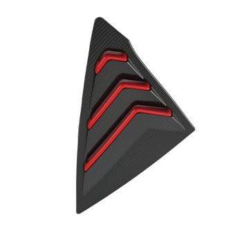 Car Window Louvers compatible for Honda Civic Sedan 2022-2024 Carbon Fiber Look