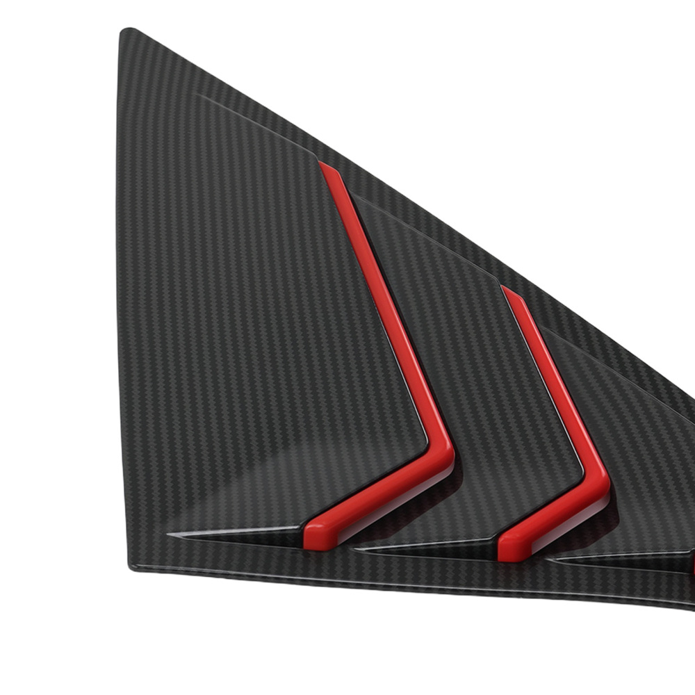Car Window Louvers compatible for Honda Civic Sedan 2022-2024 Carbon Fiber Look