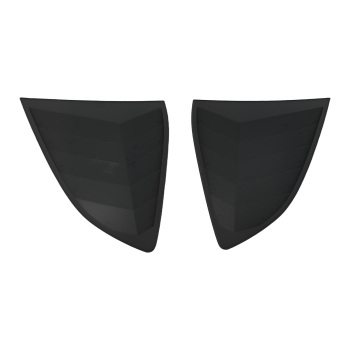 Rear GlossSide Window Louvers Scoop Panel compatible for Honda CR-V 2017-2020