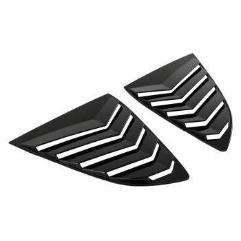 Rear GlossSide Window Louvers Scoop Panel compatible for Honda CR-V 2017-2020