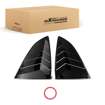 Rear GlossSide Window Louvers Scoop Panel compatible for Honda CR-V 2017-2020