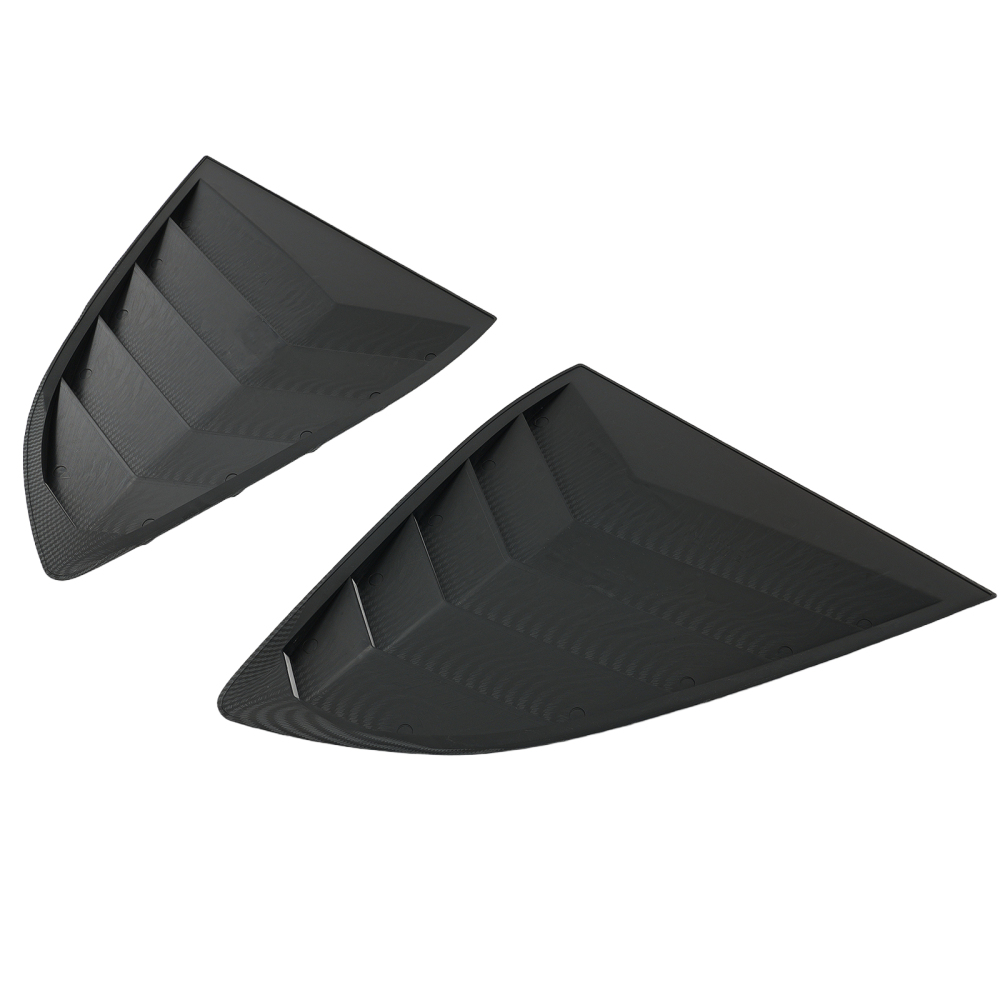 Car Quarter Louvers compatible for Honda CRV 2017-2020 Side Window Carbon Fiber Blinds