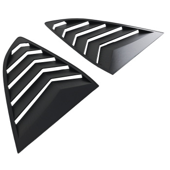 Car Quarter Louvers compatible for Honda CRV 2017-2020 Side Window Carbon Fiber Blinds