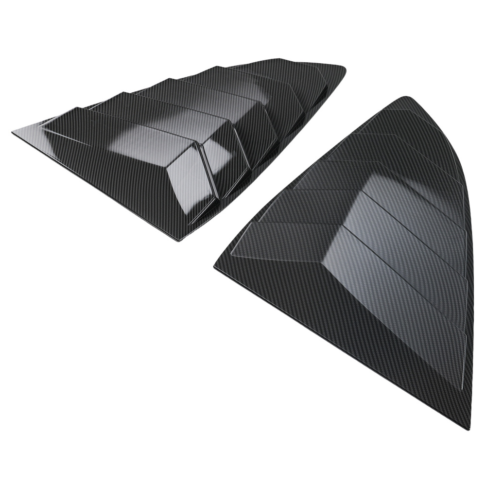 Car Quarter Louvers compatible for Honda CRV 2017-2020 Side Window Carbon Fiber Blinds