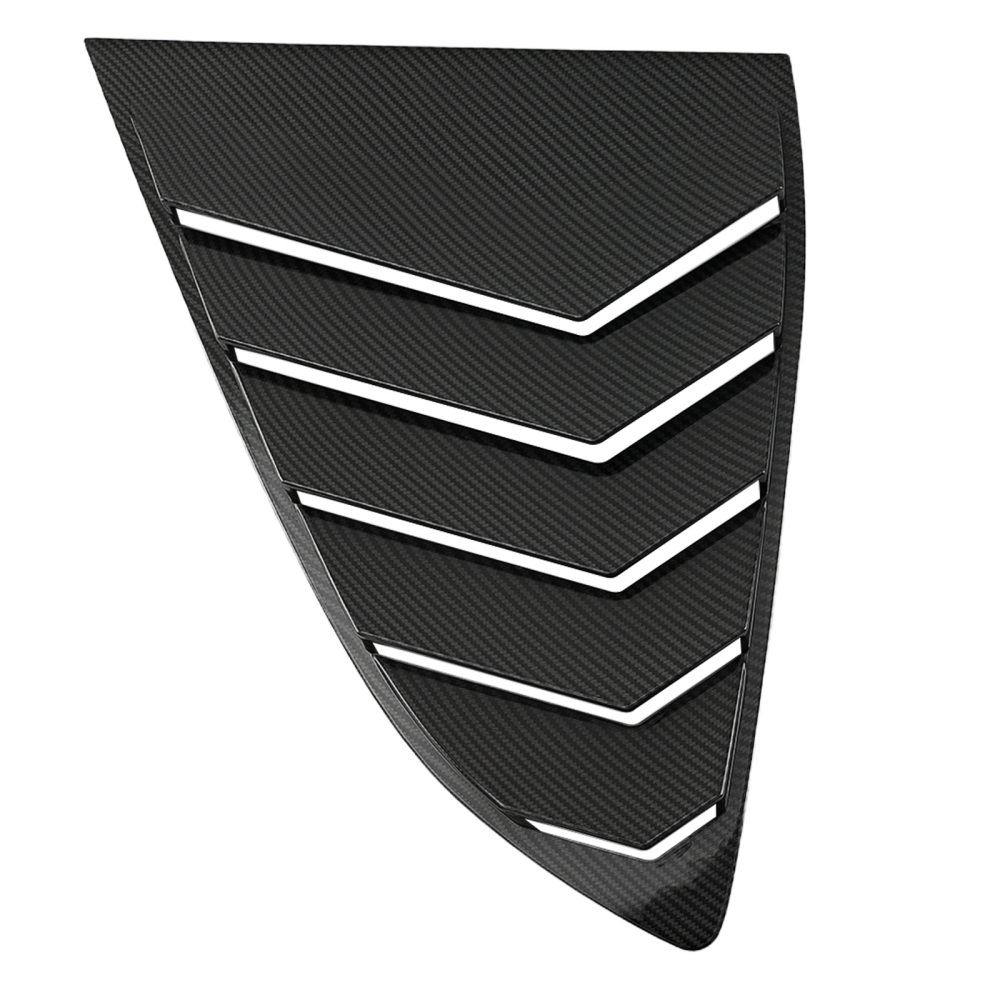Car Quarter Louvers compatible for Honda CRV 2017-2020 Side Window Carbon Fiber Blinds