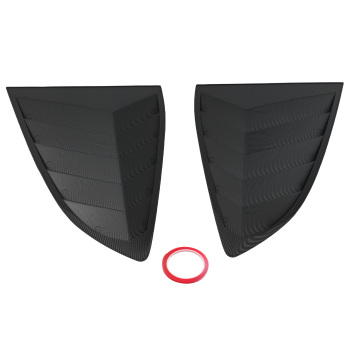 Car Quarter Louvers compatible for Honda CRV 2017-2020 Side Window Carbon Fiber Blinds