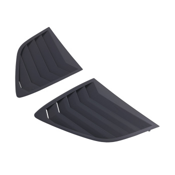 ABS Side Louvers Gloss Black compatible for Honda CR-V 2023-2024 Window Privacy Enhanced