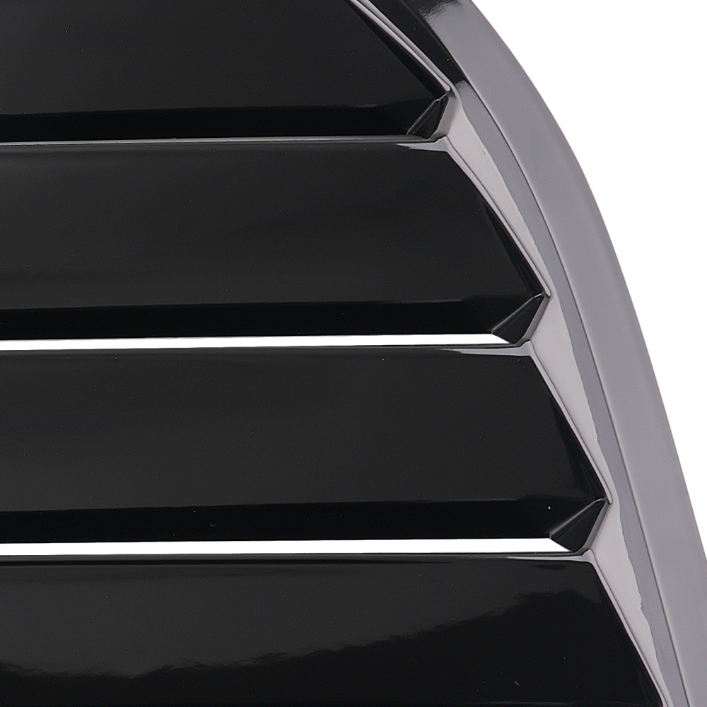 ABS Gloss Black Side Window Louvers compatible for Dodge Challenger 2008-2022 Durable