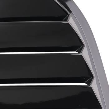 ABS Gloss Black Side Window Louvers compatible for Dodge Challenger 2008-2022 Durable