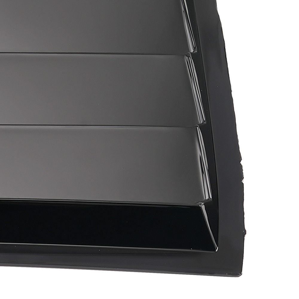 ABS Gloss Black Side Window Louvers compatible for Dodge Challenger 2008-2022 Durable