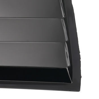 ABS Gloss Black Side Window Louvers compatible for Dodge Challenger 2008-2022 Durable