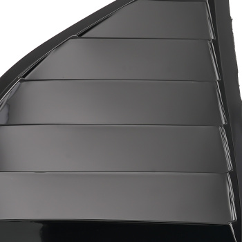 ABS Gloss Black Side Window Louvers compatible for Dodge Challenger 2008-2022 Durable