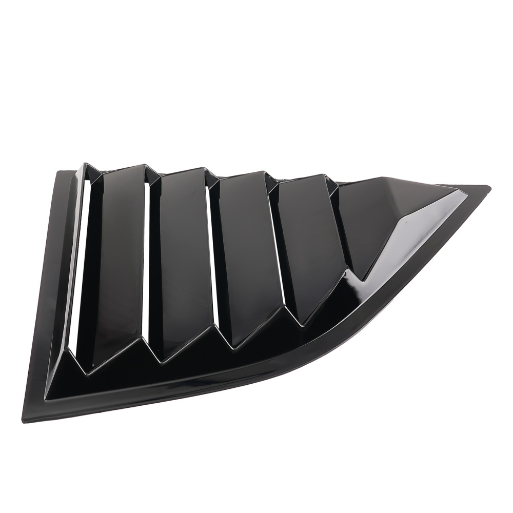 ABS Gloss Black Side Window Louvers compatible for Dodge Challenger 2008-2022 Durable