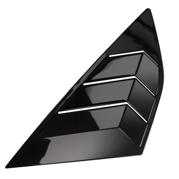 ABS Painted Louvers compatible for Ford Focus MK3 Hatchback 2012-2018 Window Black