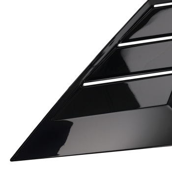 ABS Painted Louvers compatible for Ford Focus MK3 Hatchback 2012-2018 Window Black