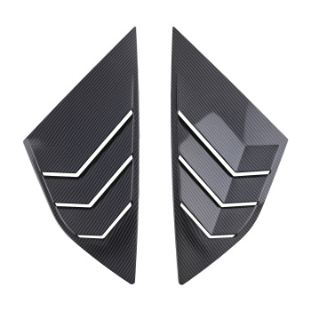 ABS Carbon Fiber Look Side Louvers compatible for Ford Focus MK3 2012-2018 Window
