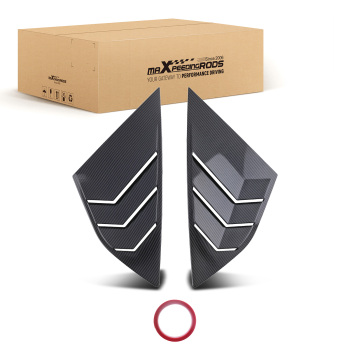 ABS Carbon Fiber Look Side Louvers compatible for Ford Focus MK3 2012-2018 Window