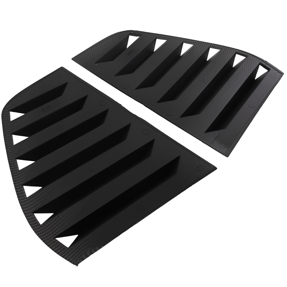 ABS Carbon Fibre Side Window Louvers compatible for VW Golf MK6 GTR R GTD 2008-2012