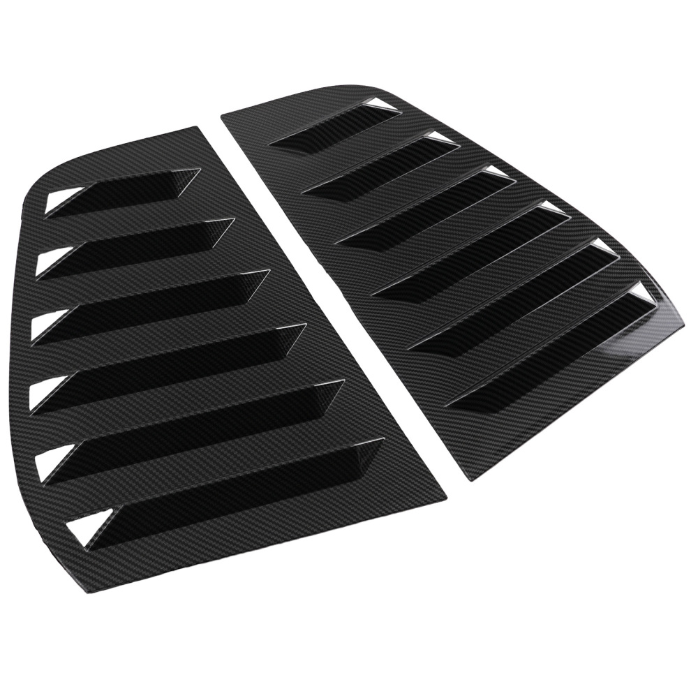 ABS Carbon Fibre Side Window Louvers compatible for VW Golf MK6 GTR R GTD 2008-2012