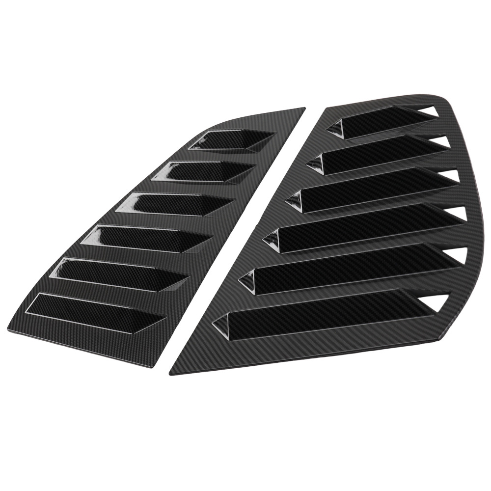 ABS Carbon Fibre Side Window Louvers compatible for VW Golf MK6 GTR R GTD 2008-2012
