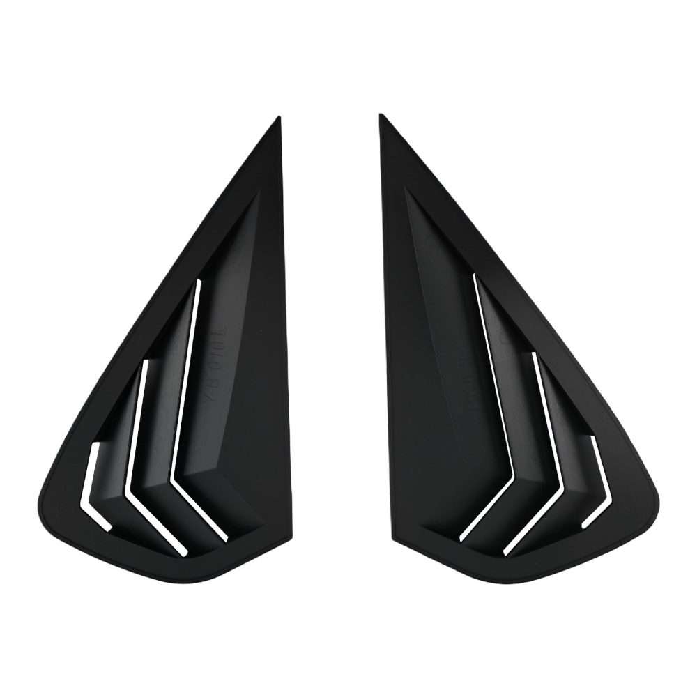 ABS Gloss Black Side Window Louvers compatible for Kia K3 Forte 2019-2022 Painted