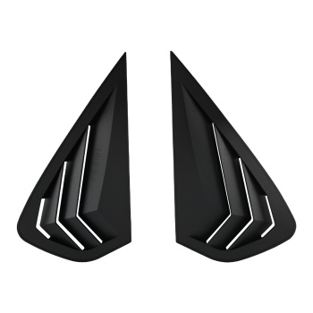 ABS Gloss Black Side Window Louvers compatible for Kia K3 Forte 2019-2022 Painted