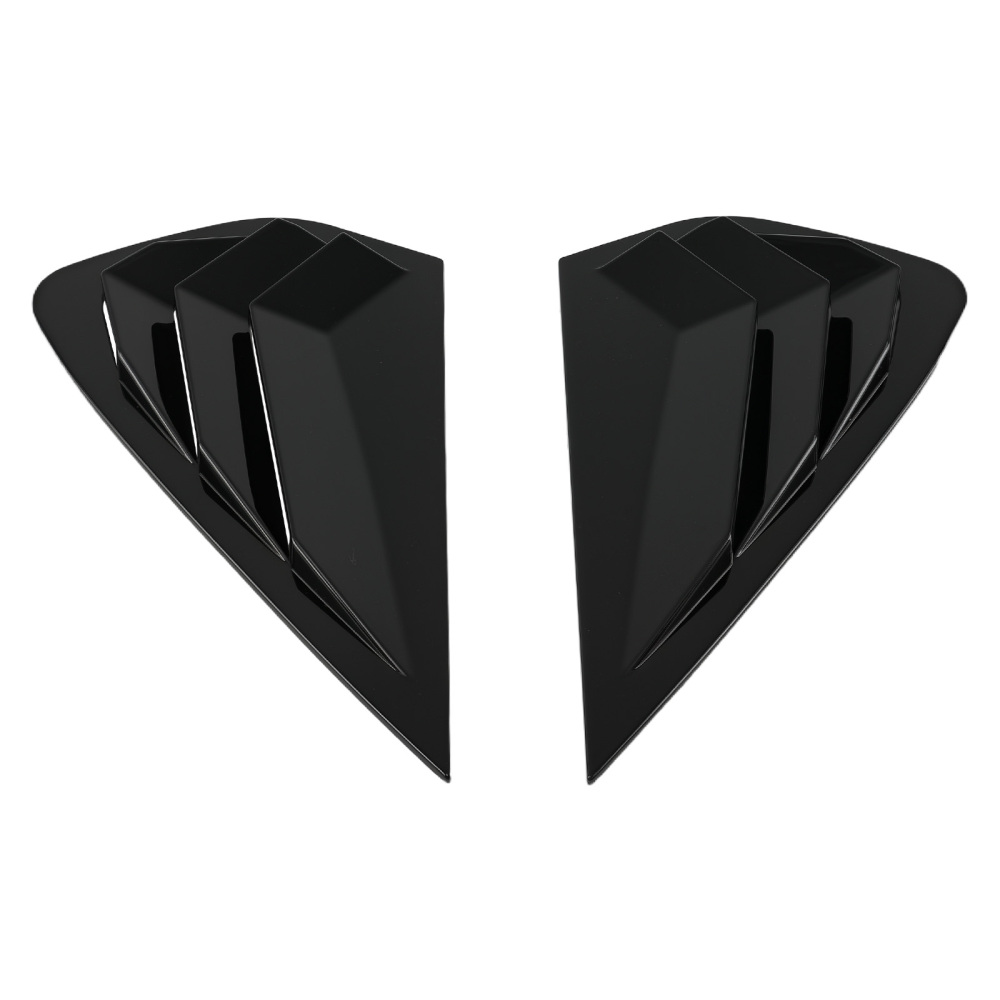 ABS Gloss Black Side Window Louvers compatible for Kia K3 Forte 2019-2022 Painted