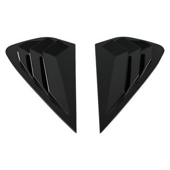 ABS Gloss Black Side Window Louvers compatible for Kia K3 Forte 2019-2022 Painted