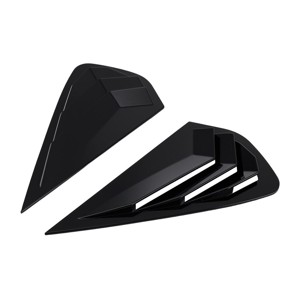 ABS Gloss Black Side Window Louvers compatible for Kia K3 Forte 2019-2022 Painted
