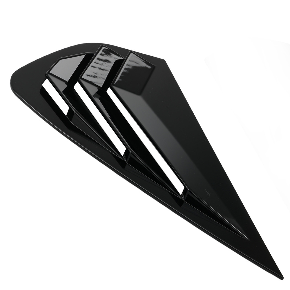 ABS Gloss Black Side Window Louvers compatible for Kia K3 Forte 2019-2022 Painted