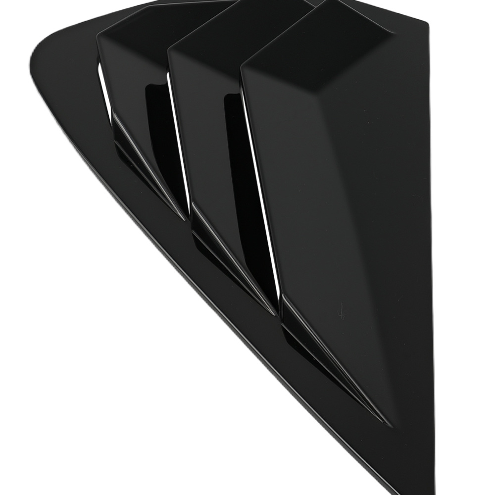 ABS Gloss Black Side Window Louvers compatible for Kia K3 Forte 2019-2022 Painted