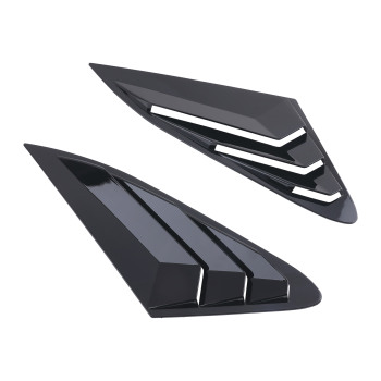 Car Louvers Quarter Window compatible for Kia K5 LX LXS GT 2021-2025 Side Black