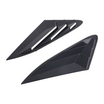 Car Louvers Quarter Window compatible for Kia K5 LX LXS GT 2021-2025 Side Black