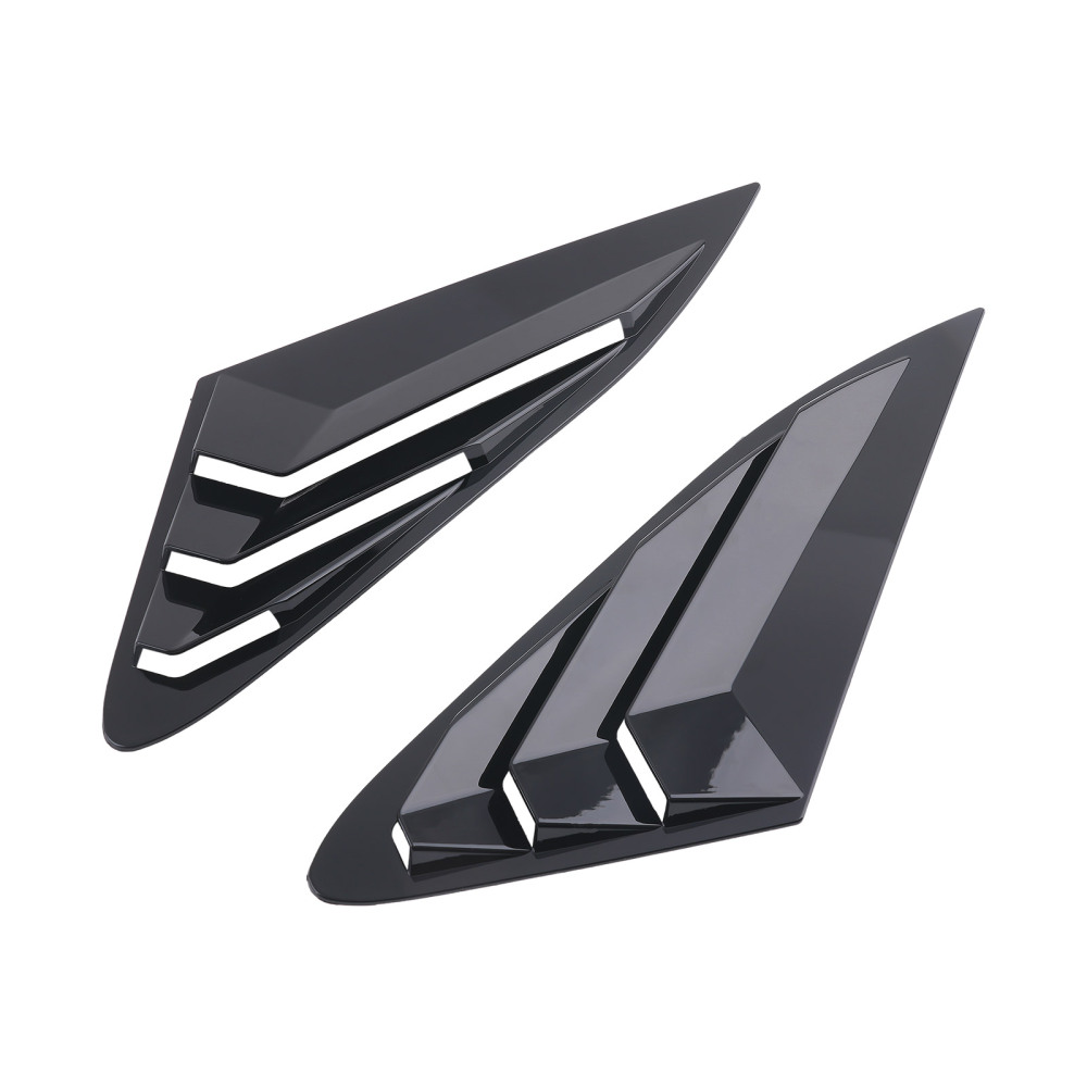 Car Louvers Quarter Window compatible for Kia K5 LX LXS GT 2021-2025 Side Black