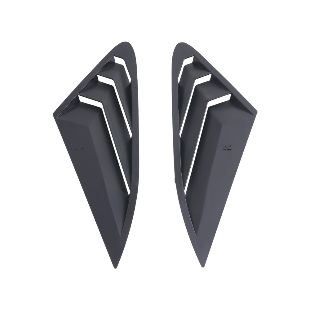 Car Louvers Quarter Window compatible for Kia K5 LX LXS GT 2021-2025 Side Black