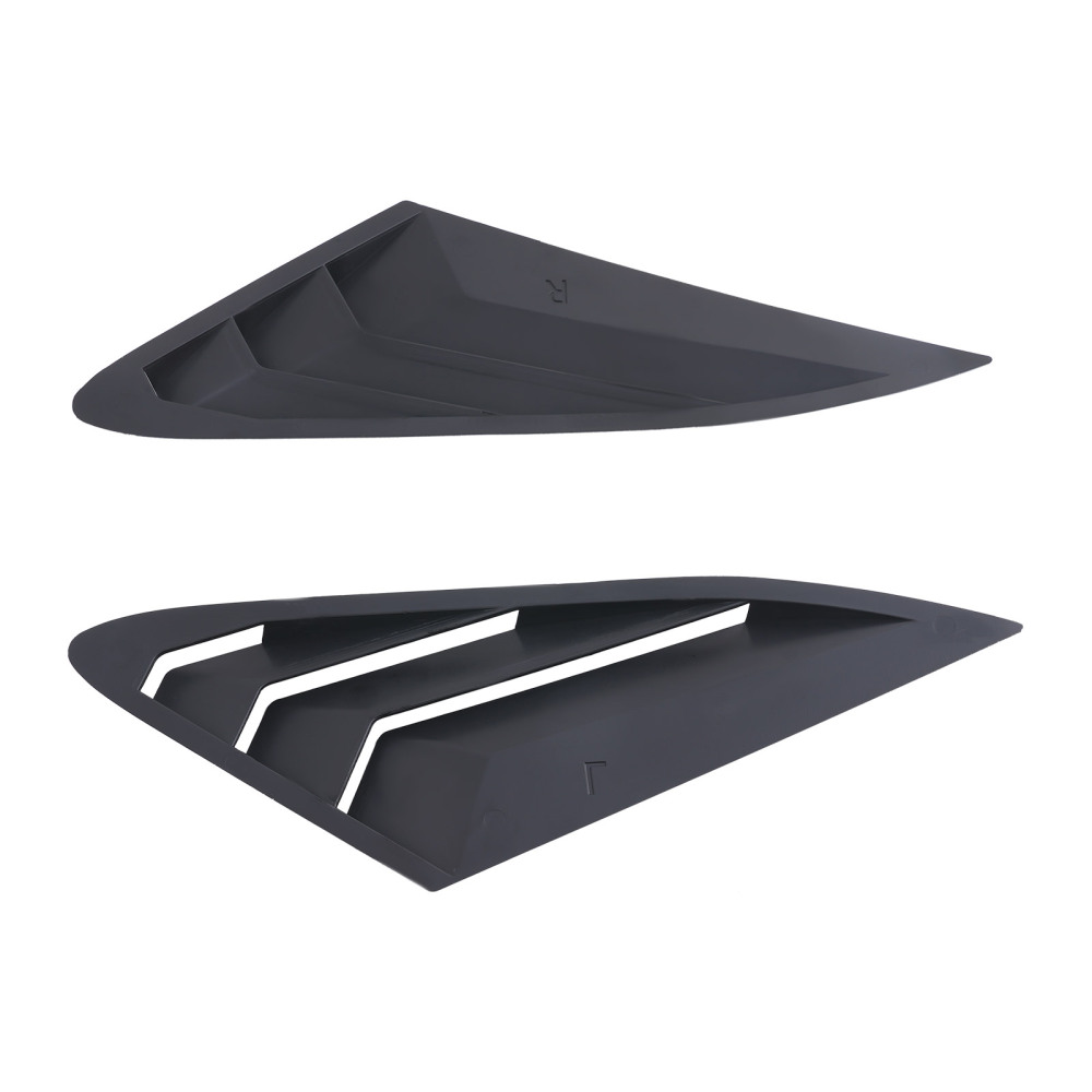 Car Louvers Quarter Window compatible for Kia K5 LX LXS GT 2021-2025 Side Black