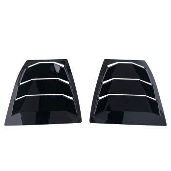 Gloss Black Side Window Louvers ABS compatible for Mazda 3 Axela 2014-2018 Plastic