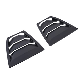 Gloss Black Side Window Louvers ABS compatible for Mazda 3 Axela 2014-2018 Plastic