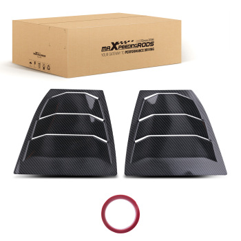 ABS Carbon Fiber Side Vent Window Scoop Louver compatible for Mazda 3 Axela 2014-2018