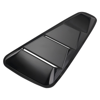 Car Quarter Louvers compatible for Ford Mustang Coupe 05-14 Side Window ABS Black