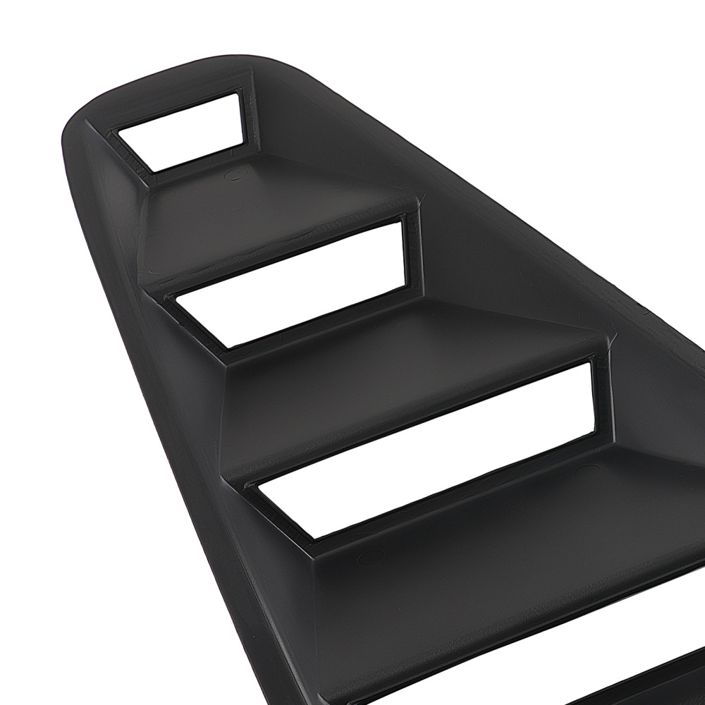 Car Quarter Louvers compatible for Ford Mustang Coupe 05-14 Side Window ABS Black