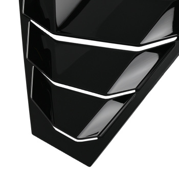 ABS Gloss Black Side Window Louvers compatible for Nissan Altima 2019-2023 Painted