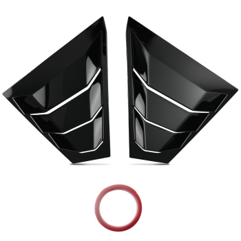 ABS Gloss Black Side Window Louvers compatible for Nissan Altima 2019-2023 Painted