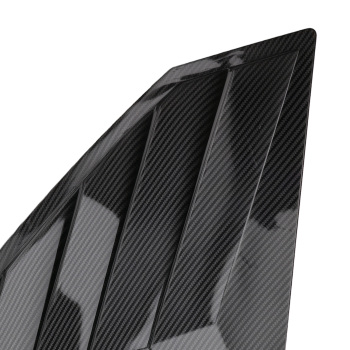 ABS Carbon Fiber Side Window Louvers compatible for Toyota RAV4 2019-2025 Painted Finish