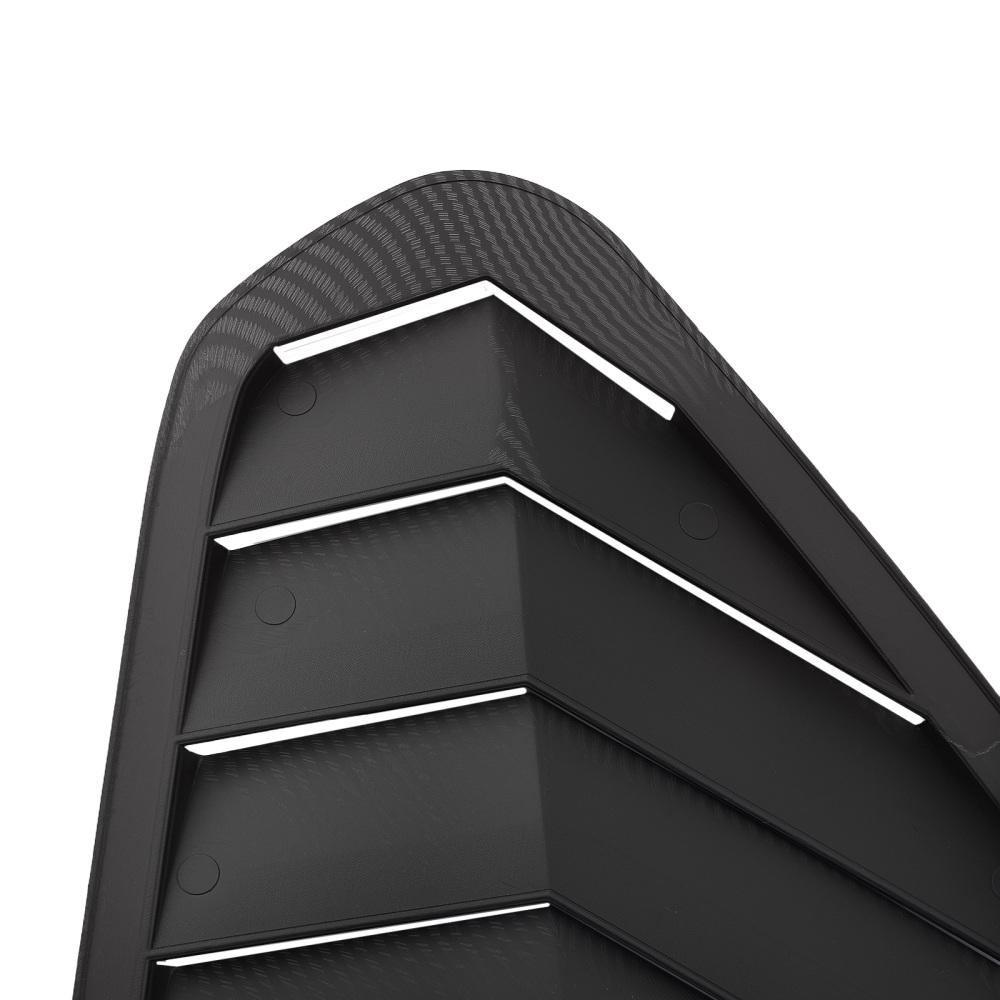 ABS Carbon Fiber Side Window Louvers compatible for Toyota RAV4 2019-2025 Painted Finish